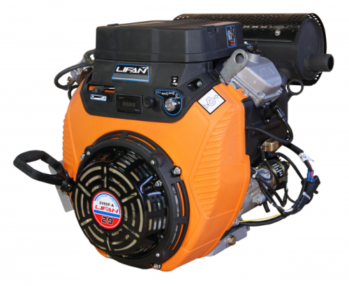 Двигатель LIFAN 29л.с.4Т, 25мм. (к-т вариатор,выхлоп,рама,масло)