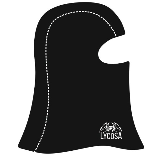 Подшлемник LYCOSA FLEECE BLACK П-002 L/XL фото 3