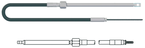 Трос рулевой SC-16 (M-66) 12" (3657 см) Multiflex /Индия