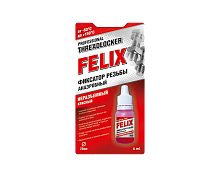 Фиксатор резьбы профессиональный FELIX 6мл. (неразъемный красный)
