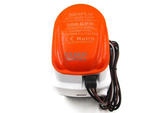Насос осушительный SeaFlo 12B 600GPH auto фото 2