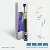Амортизатор подвески задн. SS20 /Тайга 500, Patrul 550, 551, 800 SWT (SS20271/SS20407)